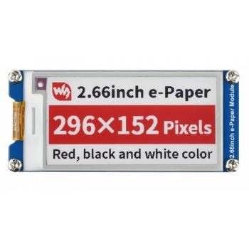 e-Paper Display Module 2.66" 296x152 (Red/Black/White)