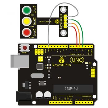 Keyestudio Traffic Lights Module