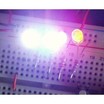 LED Διάφανο 5mm Μπλέ