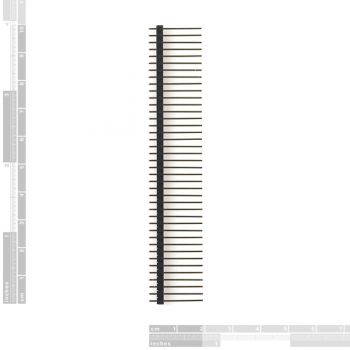 Pin Header 1x40 Male 2.54mm Long - 20mm