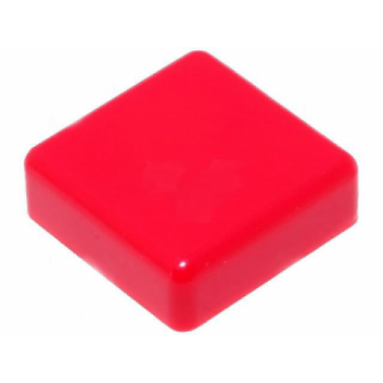 Cap for Tact Button - Square Red