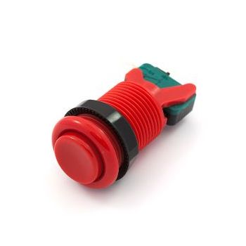 Concave Button - Red