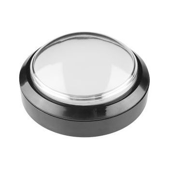 Big Dome Push Button - White