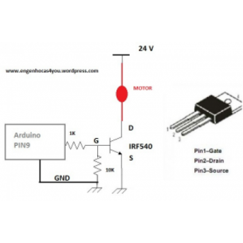 Mosfet N-Channel 33A - IRF540N