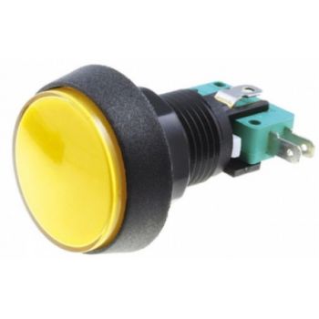 Dome Push Button 44mm - Yellow