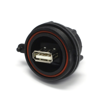 USB Weatherproof Connector - Panel Mount (USB A)