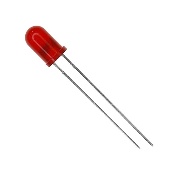 LED Diffused 5mm Red