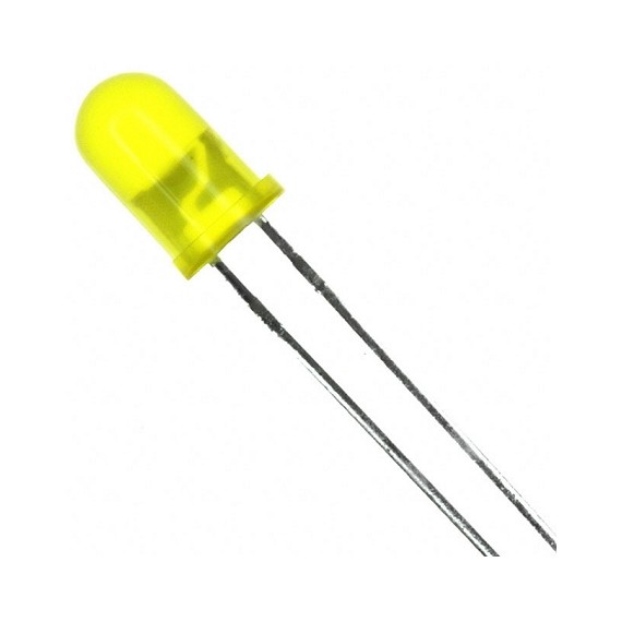 LED Diffused 5mm Κίτρινο
