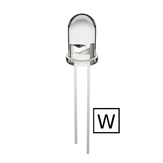 LED 5mm - Super Bright White