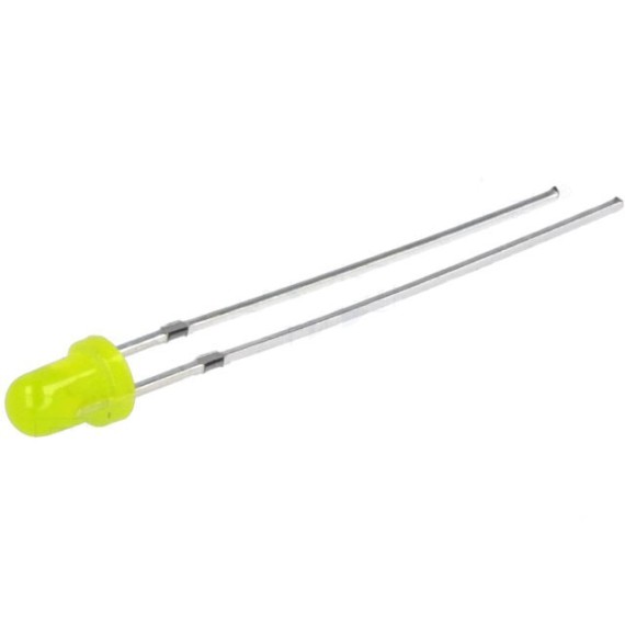 LED Diffused 3mm Yellow