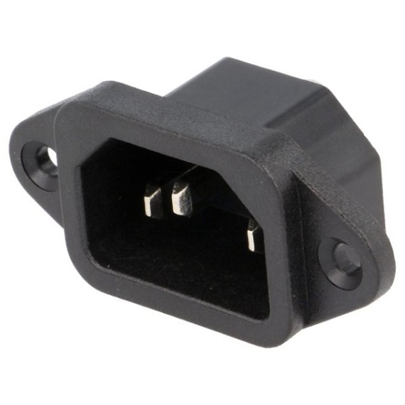 AC Power Jack 230V THT