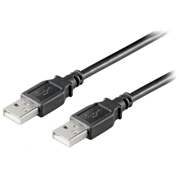 Καλώδιο USB 2.0 A Αρσενικό σε A Αρσενικό 1.8m Μαύρο