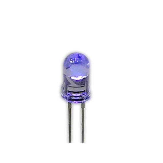 LED Διάφανο 5mm UV