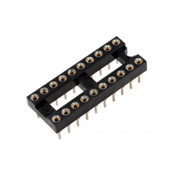 Dip Socket 20 Pin Gold