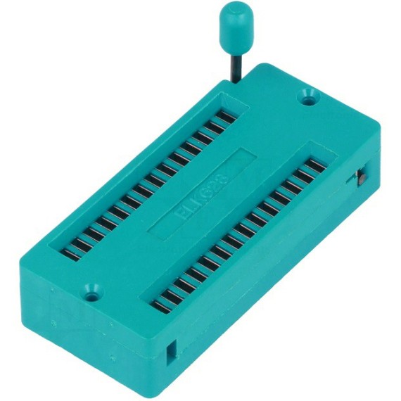 ZIF Socket 28 pin (15.24mm)