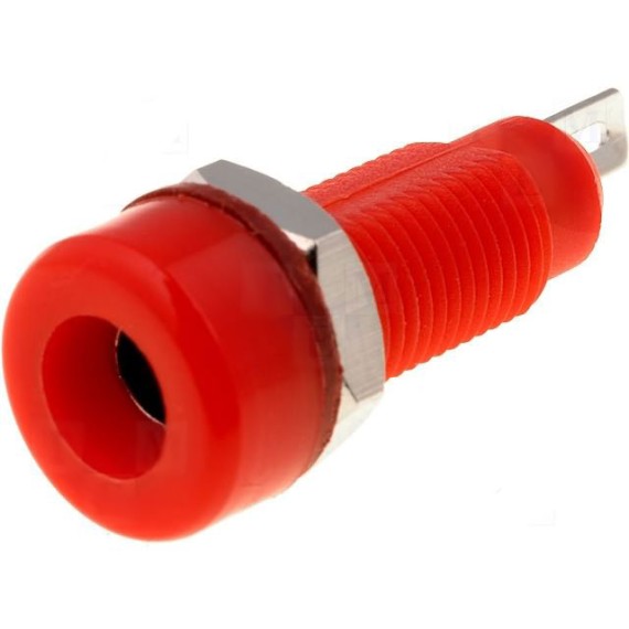 Banana Socket 4mm Red