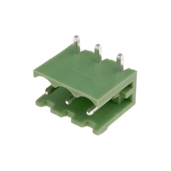 Κλέμα PCB 3 Pins Αρσενική Γωνία (P5.08)