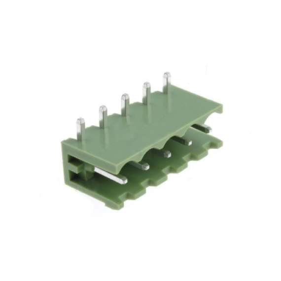 Κλέμα PCB 5 Pins Αρσενική Γωνία (P5.08)