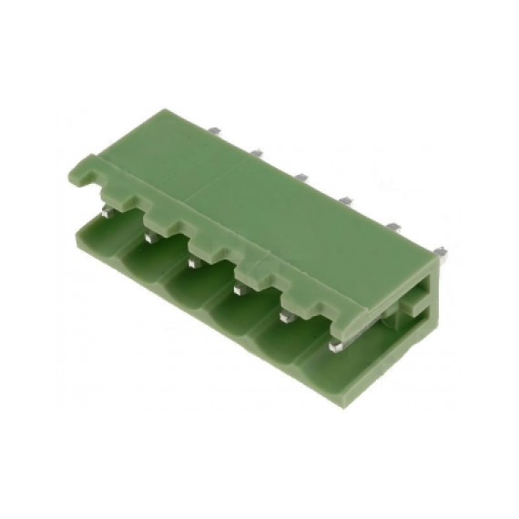 Κλέμα PCB 6 Pins Αρσενική (P5.08)