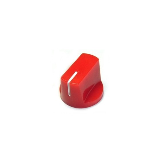 Knob 1510 Plastic Red - 19x14.5mm (Set Screw)