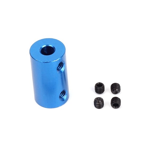 Aluminum Solid Coupler 5mm - 5mm