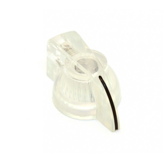 Chicken Head Knob Transparent - 14x20mm (Set Screw)