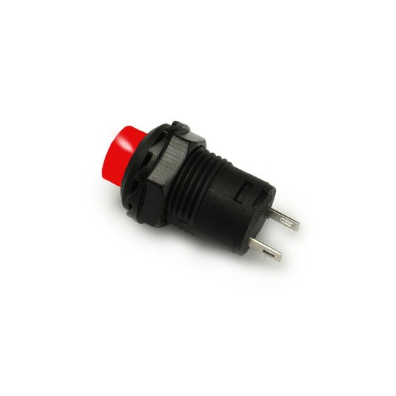 Push Button Momentary - 12.5mm Red