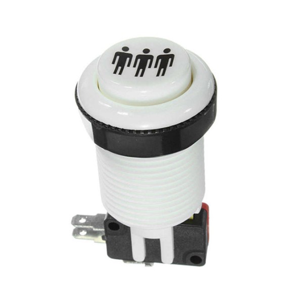 Arcade Push Button - Three Player