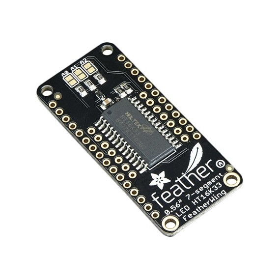 Adafruit 4-Digit 7-Segment LED Matrix Display FeatherWing