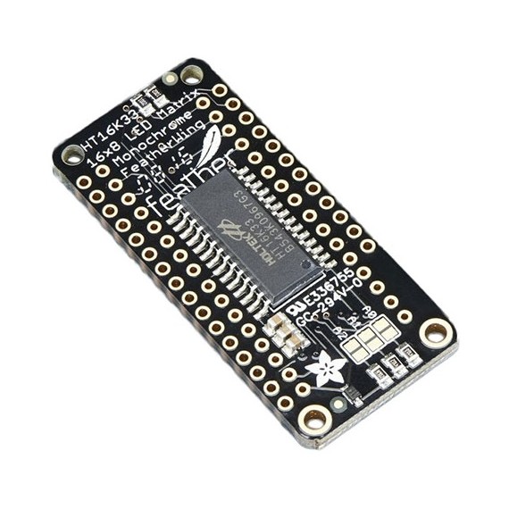 Adafruit 8x16 LED Matrix FeatherWing w/o Matrices