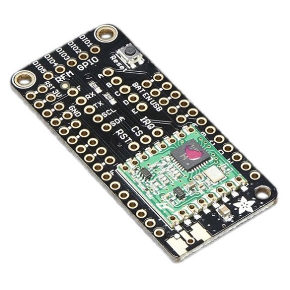 Adafruit Radio FeatherWing - RFM69HCW 433MHz