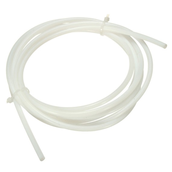 Teflon PTFE Tube 2x4mm White per Meter