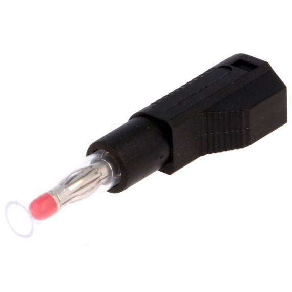 Banana Plug 4mm for cable 56mm - Black