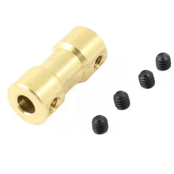 Shaft Coupler Solid 3mm - 5mm (Aluminum)