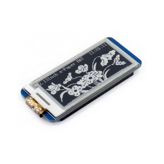 Pi Display e-Paper 2.13" HAT 250x122 (Black-White)