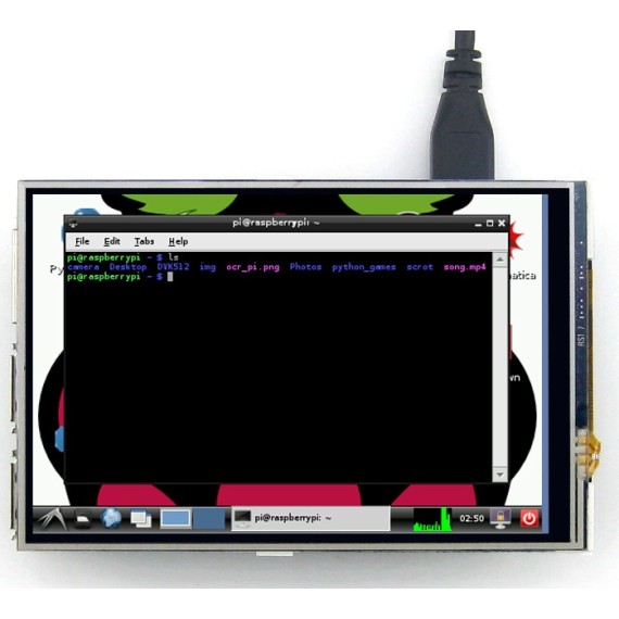 Pi Display 4" 480x320 IPS Resistive Touchscreen