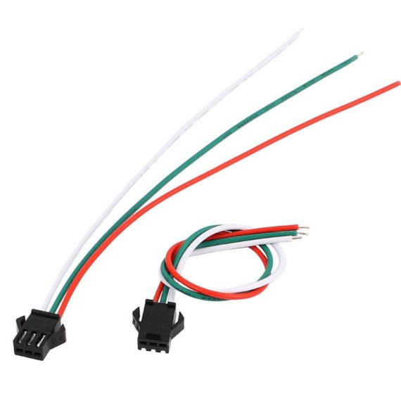 JST SM 3 Wire Assembly Female - 10cm