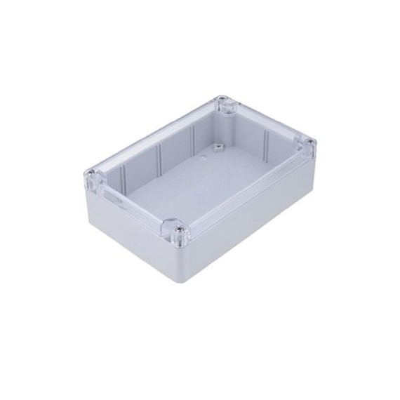 Κουτί Κατασκευών 171x121x55mm Γκρί/Διάφανο (Gainta G214C)