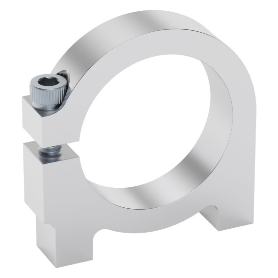 Clamping Mount Bottom Tapped - 25mm Bore