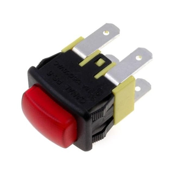 Push Button 2 Θέσεων Κόκκινο