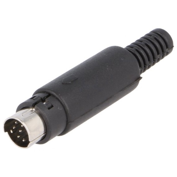 MiniDIN 8-Pin Connector Male for Cable