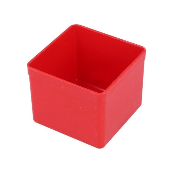 Δοχείο Αποθήκευσης - 54x54x45mm Κόκκινο