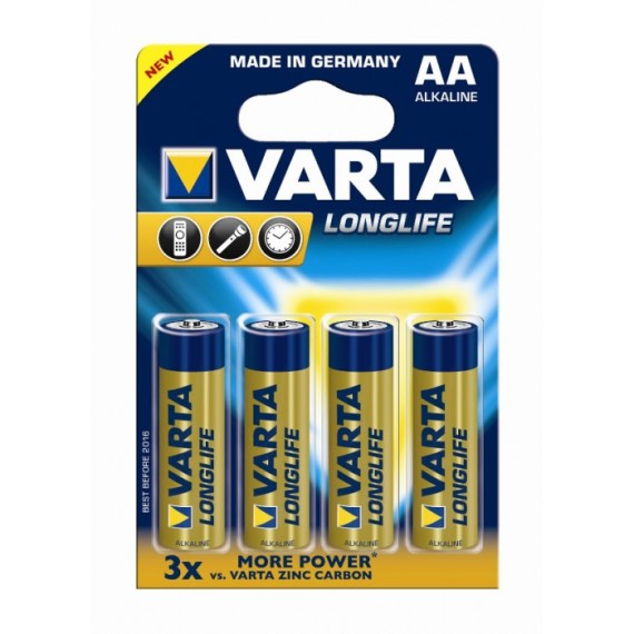 Μπαταρία Varta Alkaline Longlife LR06 1.5V AA (4pack)