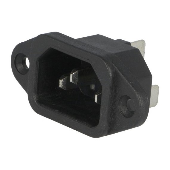 AC Power Jack 230V 6.3mm Connectors