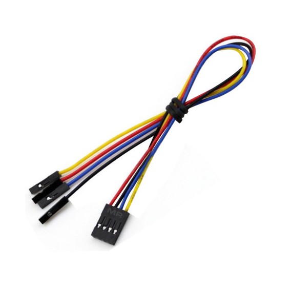 Jumper Wires 4-Pin Female to Separated Pins