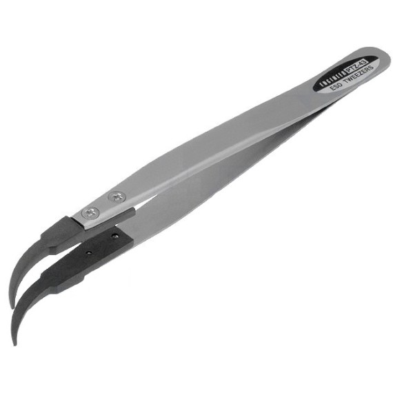 Tweezers 130mm Curved (ESD Safe)