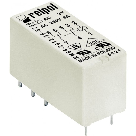 Ρελέ 3V DPDT (8A/250AV)