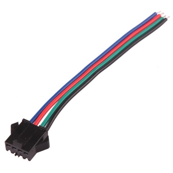 JST SM 4 Wire Assembly Female - 10cm