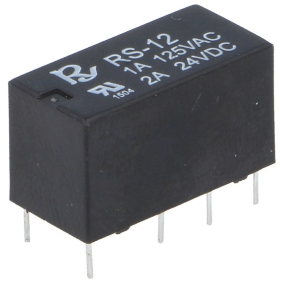 Ρελέ 12V DPDT (1A/125V)