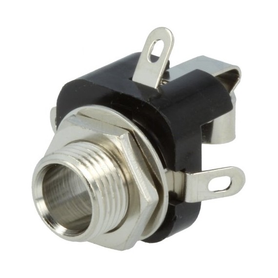 Audio Jack Stereo - 6.35mm (Panel Mount)